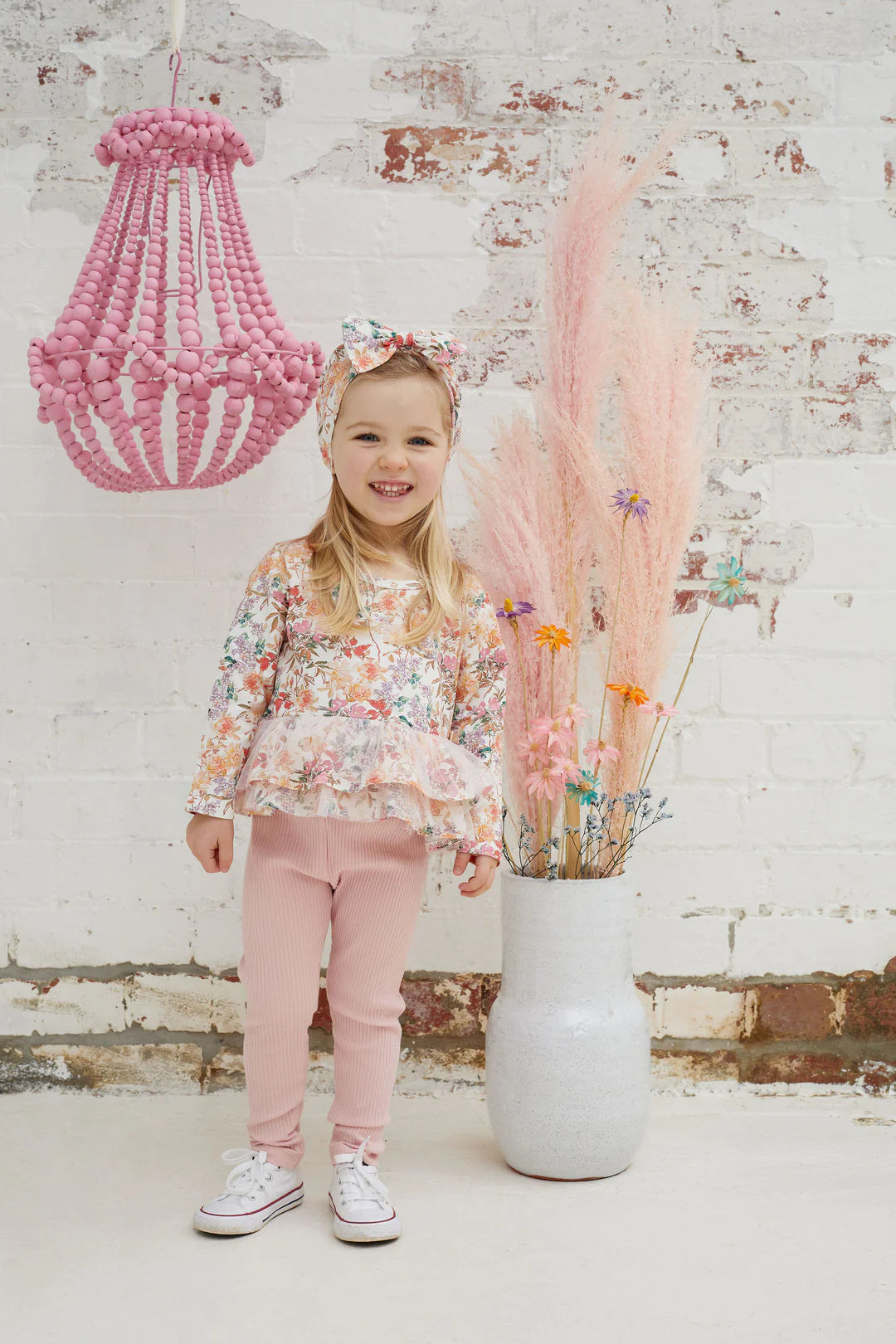 Kapow Kids Blush Rib Leggings