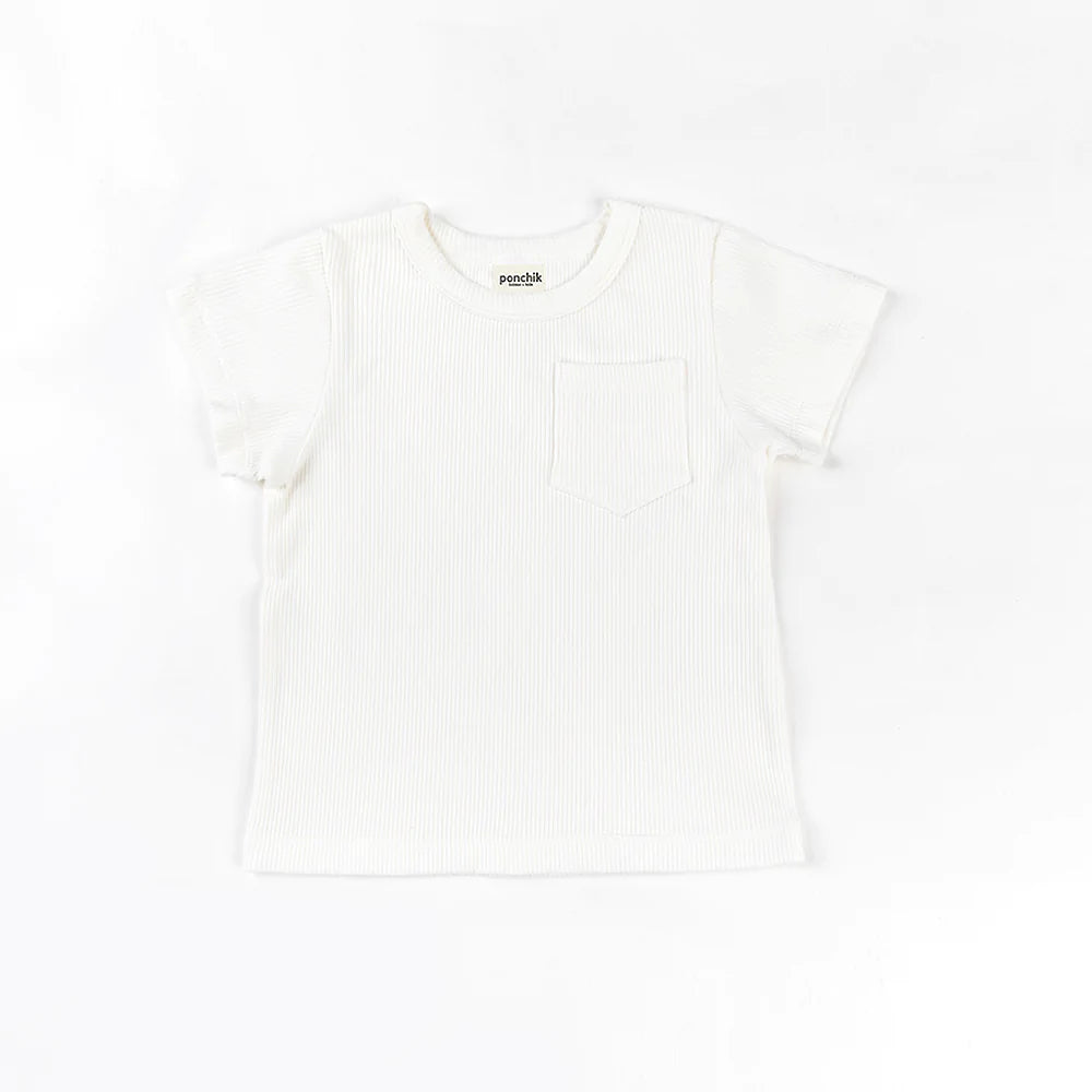 Ponchick Ribbed Cotton T Shirt - Daisy