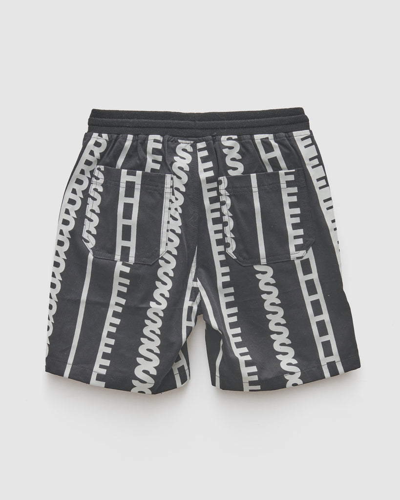 I Am Sherif Drill Shorts - Charcoal