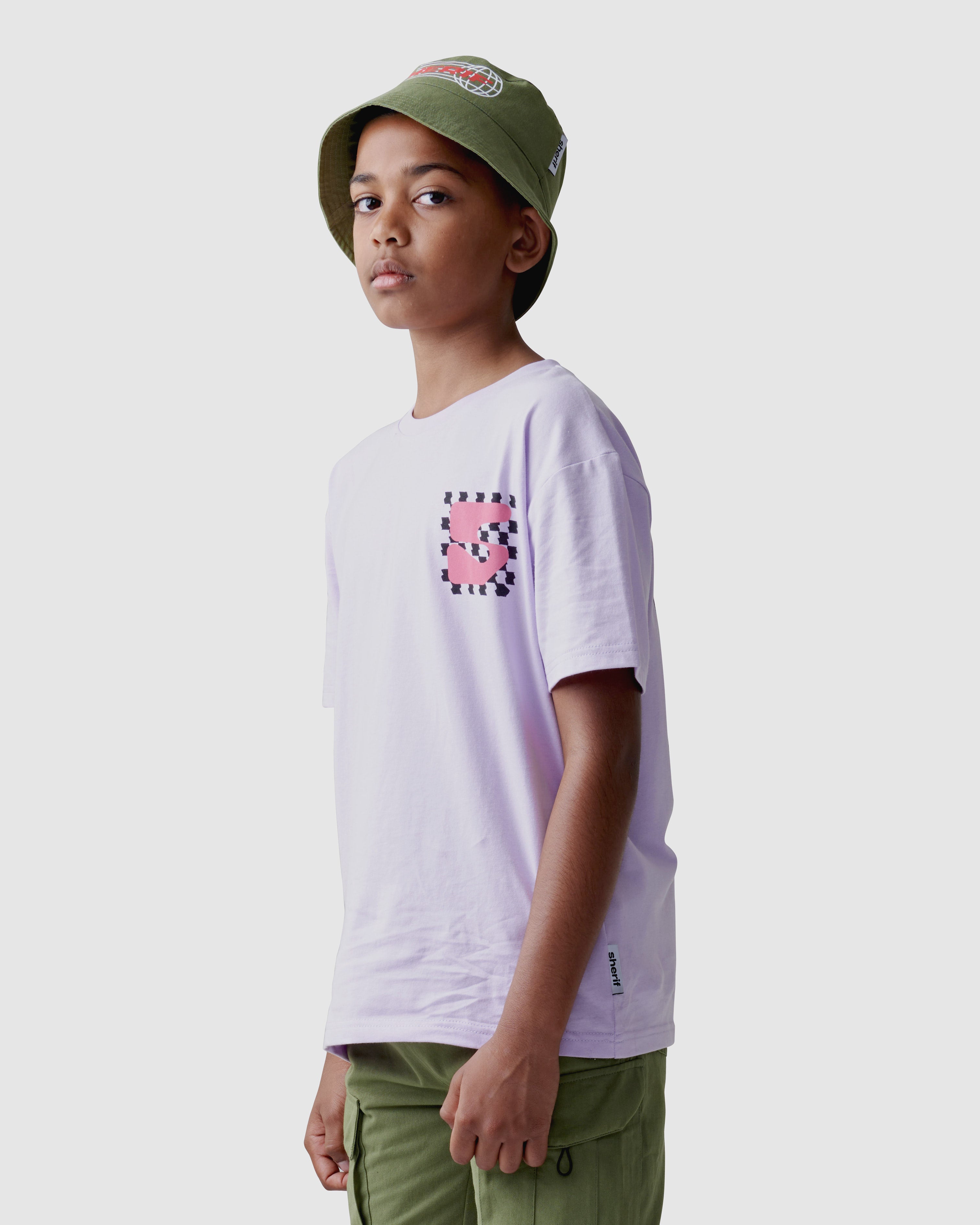 Sherif World Wide Bucket Hat - Washed Khaki