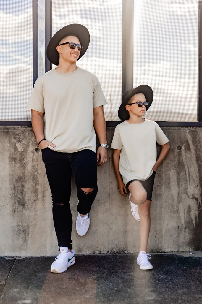 Beau Hudson Oatmeal Signature Tee - Baby