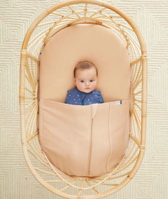 Ergo Pouch Wheat Bassinet Tuck Sheet