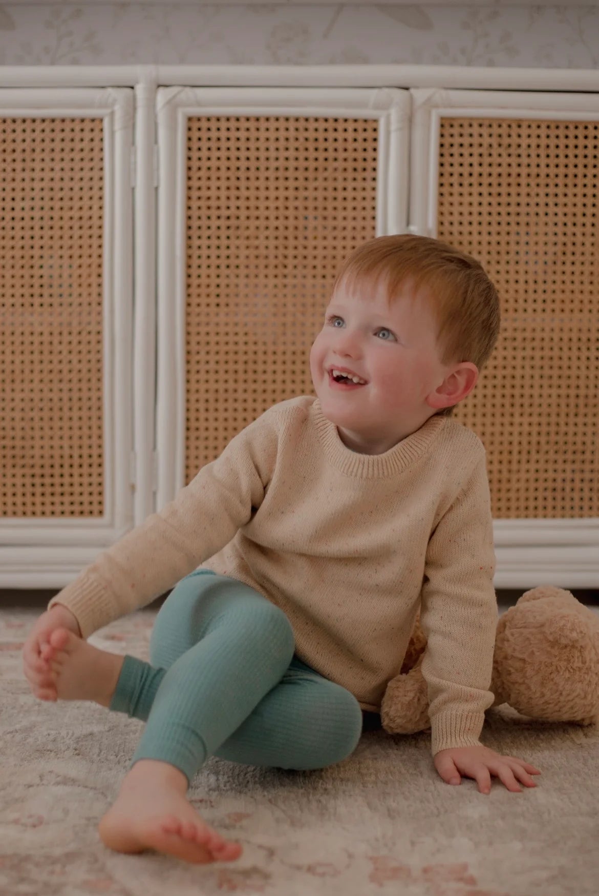 Ponkchik Cotton Rib Leggings - Jewel