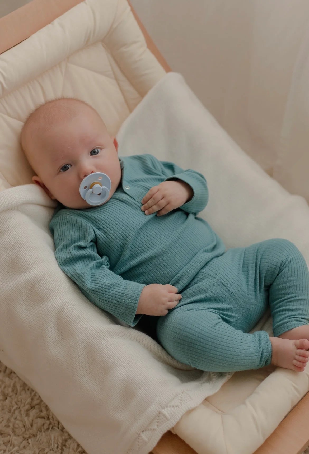 Ponkchik Cotton Rib Leggings - Jewel