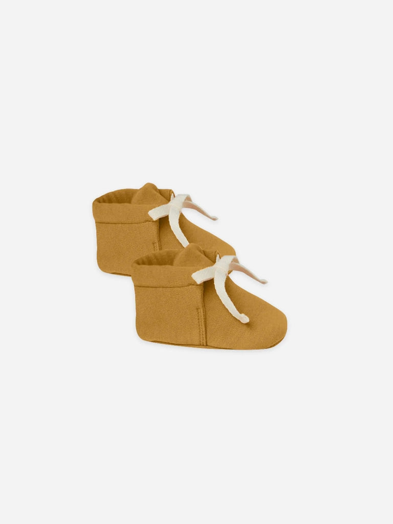 Quincy Mae Baby Booties - Ocre