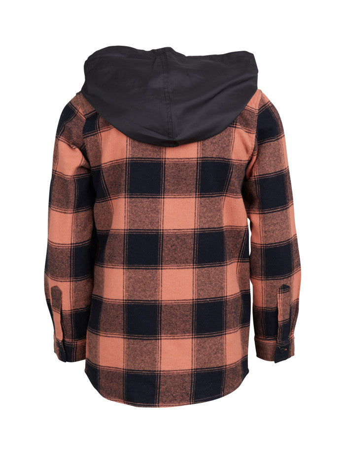 St Goliath Check LS Hoody Shirt - Multi