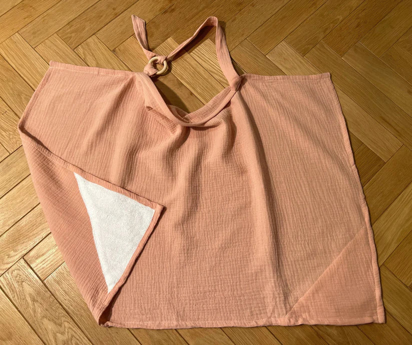 Babarr Organic Cotton Nursing Cover - Dusty Pink