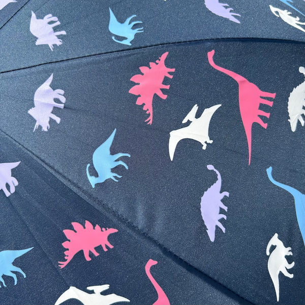 Korango Dinosaur Colour Change Umbrella - Navy