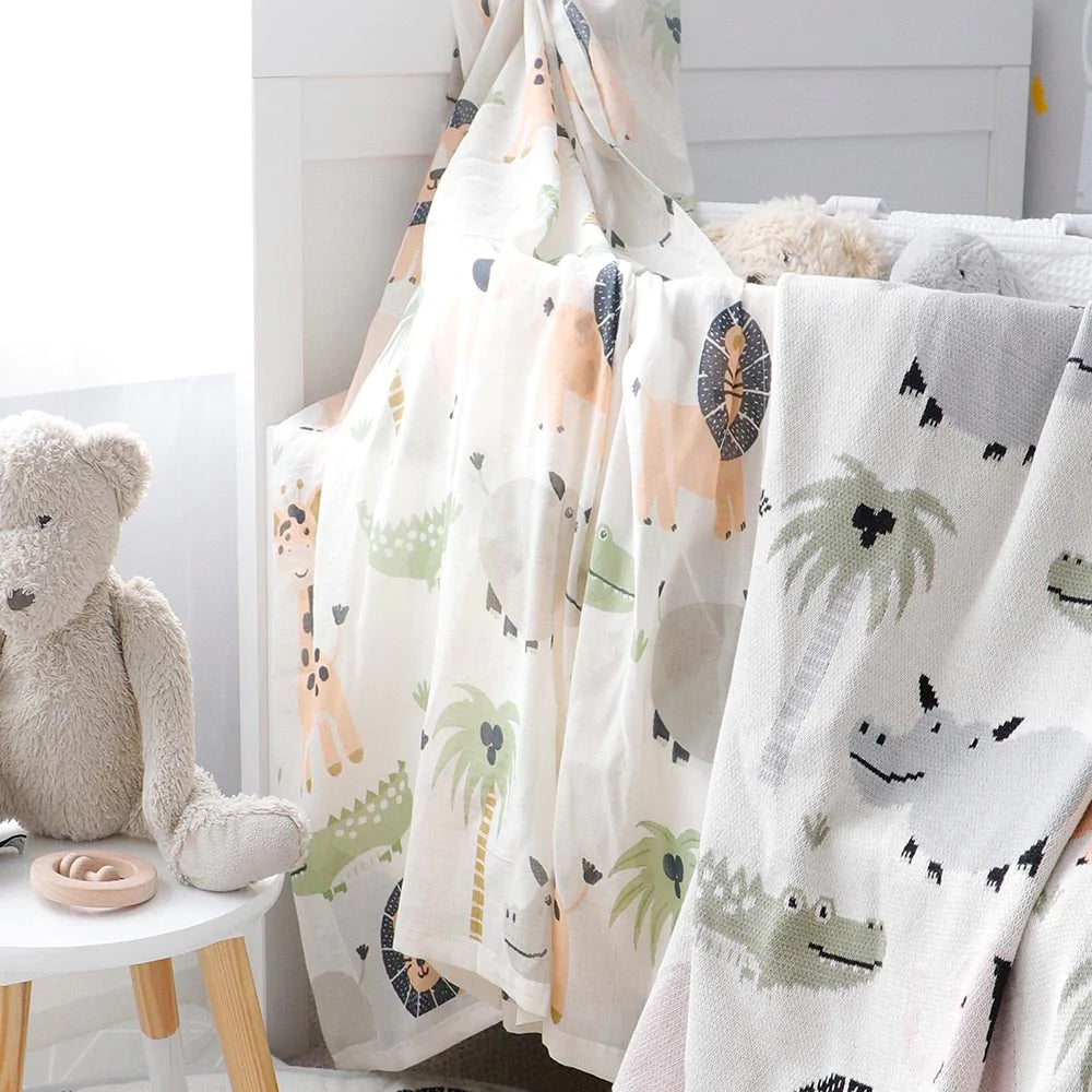 Di Lusso Jungle Safari Muslin Wrap