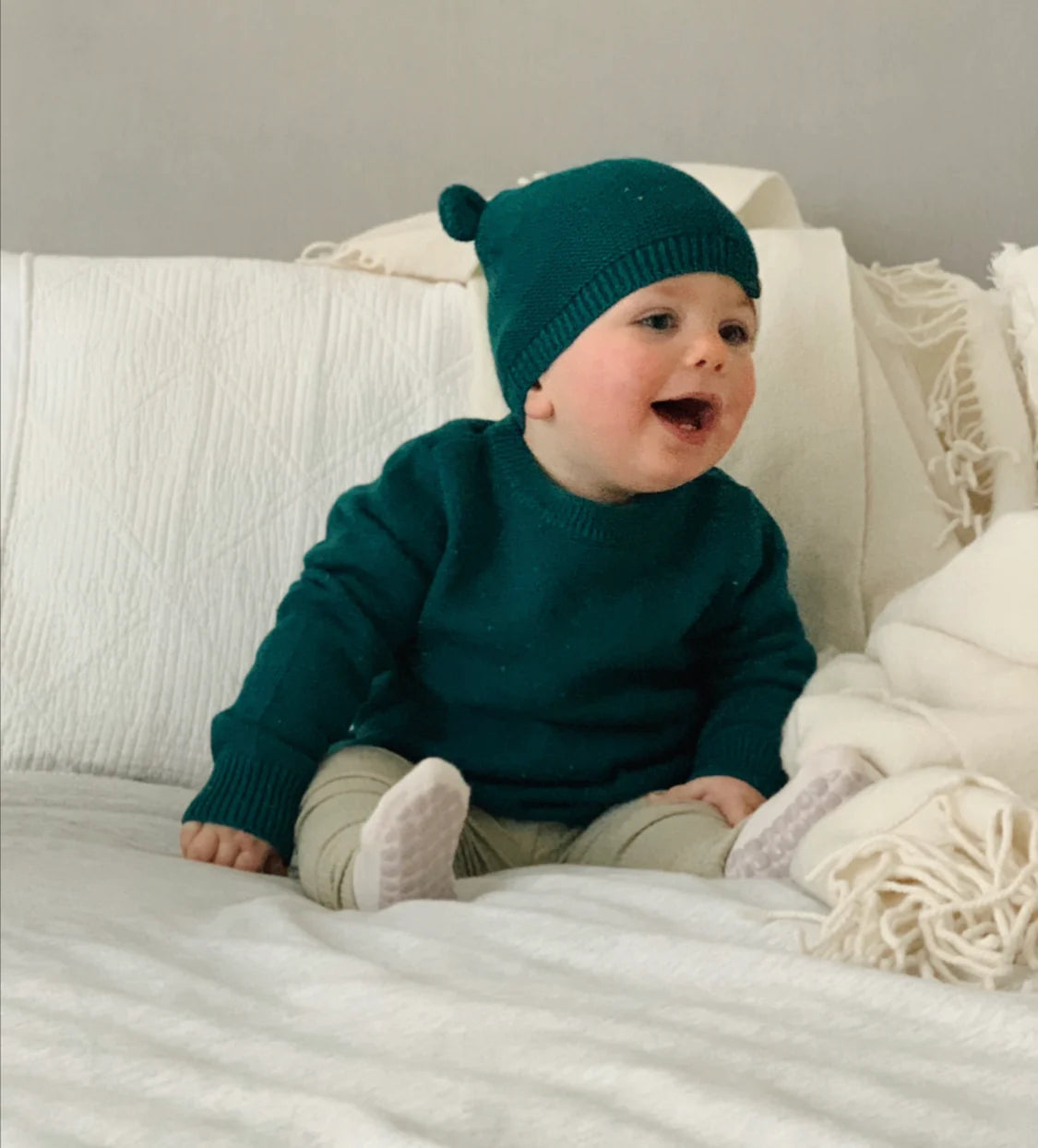 Ponchik Cotton Jumper - Jewel Speckle Knit