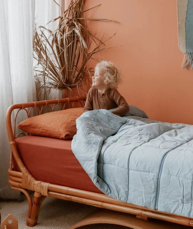 Ergo Pouch Rust Single Fitted Sheet TOG 0.2