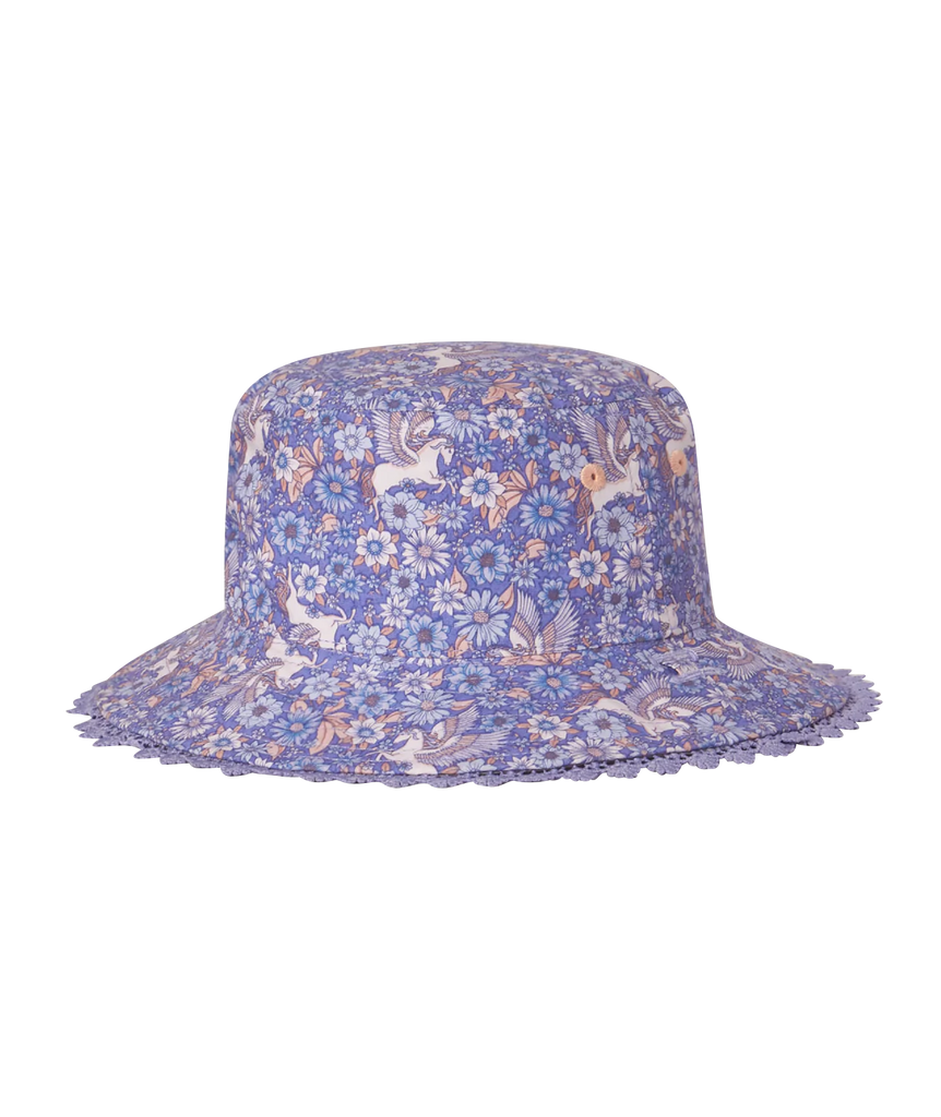 Baby Girls Bucket Crystal - Purple