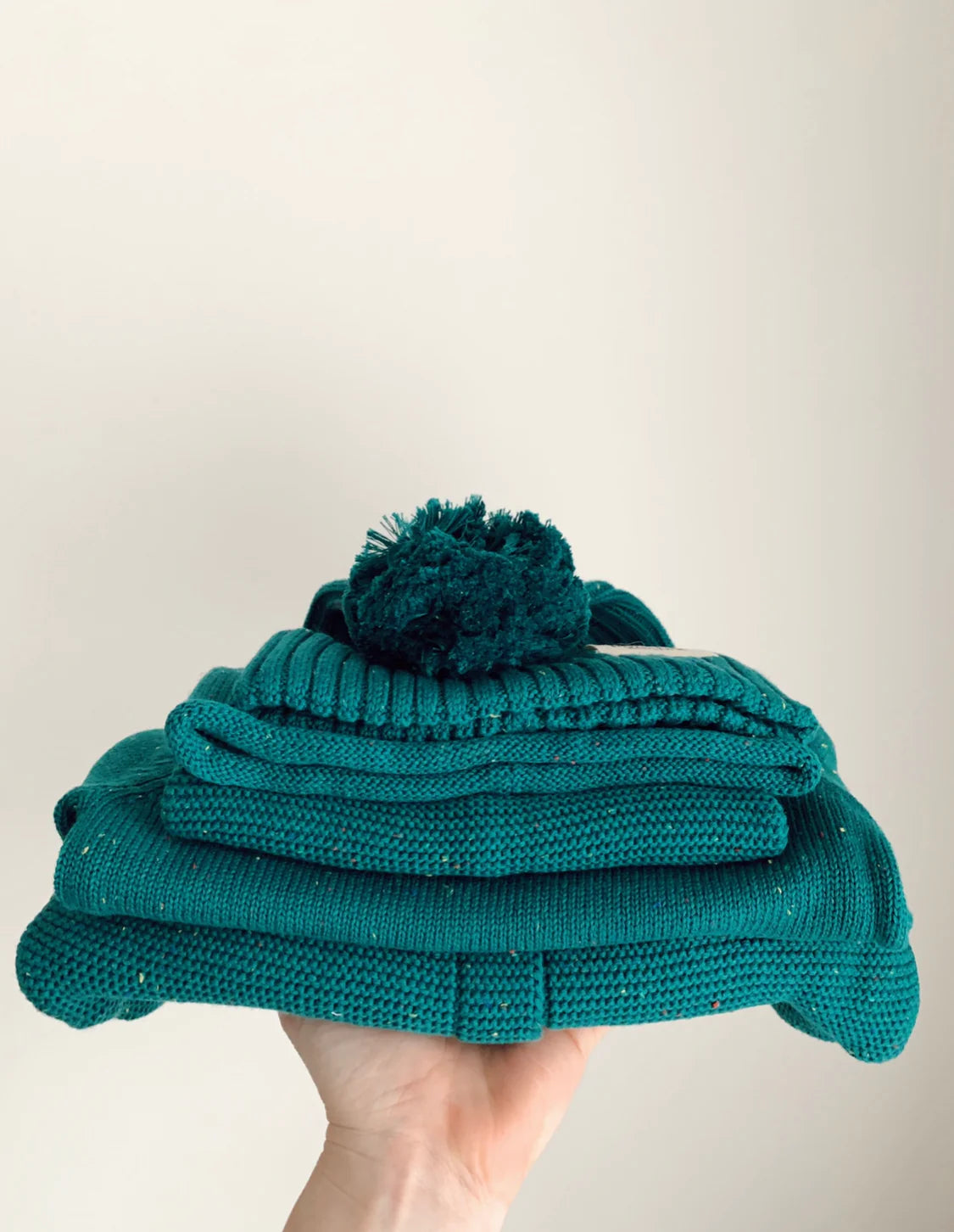 Ponchik Cotton Jumper - Jewel Speckle Knit