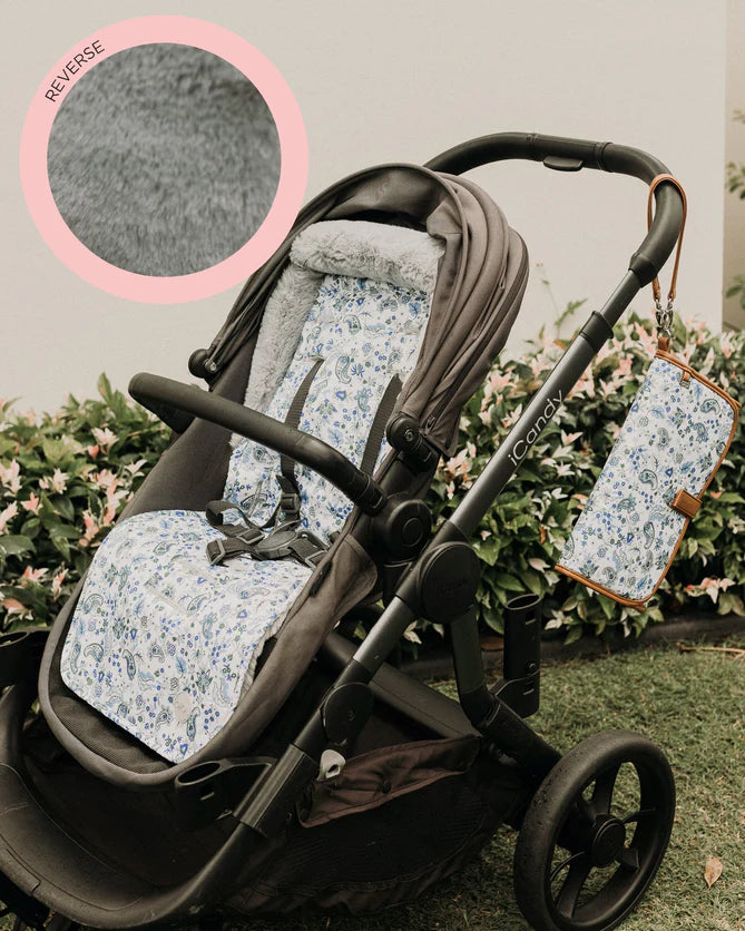OiOi Blue Paisley/Fleece Seat Liner
