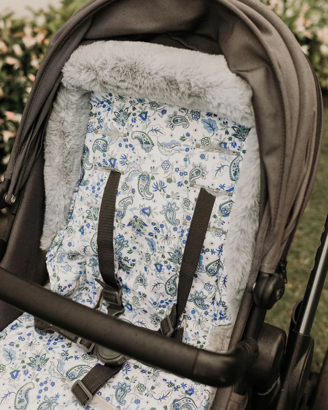 OiOi Blue Paisley/Fleece Seat Liner