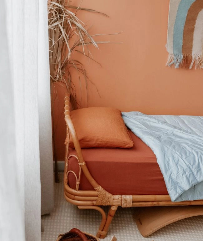 Ergo Pouch Rust Single Fitted Sheet TOG 0.2