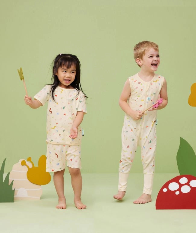 Ergo Pouch Critters Pyjamas Short Sleeve