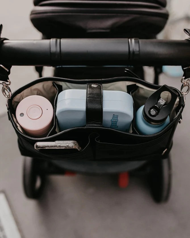 OiOi Black Stroller Organiser