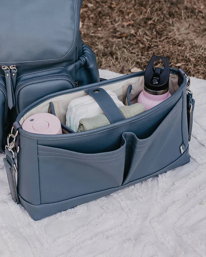 OiOi Stone Blue Stroller Organiser