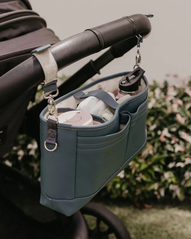 OiOi Stone Blue Stroller Organiser