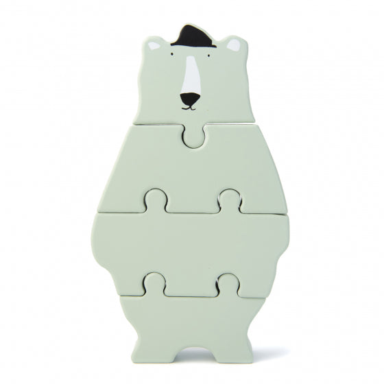 Trixie Wooden Body Puzzle - Mr. Polar Bear