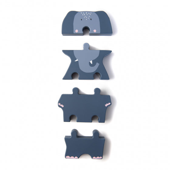 Trixie Wooden Body Puzzle - Mrs. Elephant